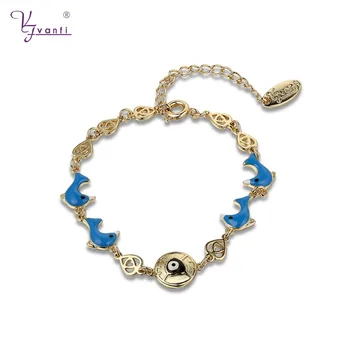 Kfvanfi Baby Gift 2018 Best Selling Product High Quality Gold Color Blue Dolphin Shape Eyes Jewelry Bracelets For Kids Girls
Kfvanfi Baby Gift 2018 Best Selling Product High Quality Gold Color Blue Dolphin Shape Eyes Jewelry Bracelets For Kids Girls