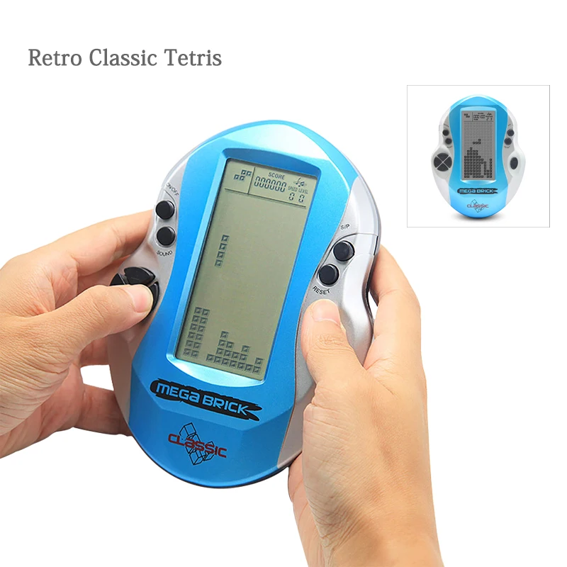 Retro Classic Tetris Game Console Childhood Handheld Game Players 3.0 inch LED Electronic portable Games console Tetris toys
Retro Classic Tetris Game Console Childhood Handheld Game Players 3.0 inch LED Electronic portable Games console Tetris toys