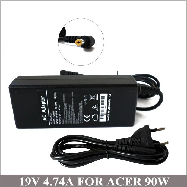 

19V 4.74A 90W New Laptop Charger With Power Supply Cord For Netbook Acer Aspire 5710 5720 5730 5551 5552 5551G 5552G 5935G