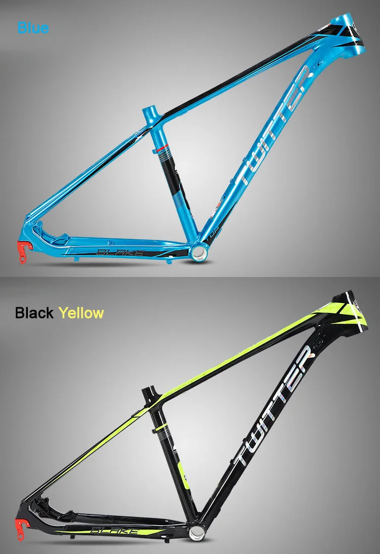 Top Twitter Blake AL7005 MTB Frame 27.5 29er XC Lever For Mountain Bicycle Smooth Welds Reflective Decals Internal Cable New Coming 4