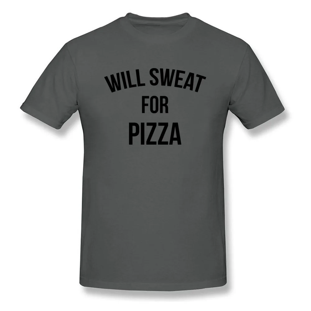 WILL SWEAT FOR PIZZA Customized Summer/Fall Pure Cotton O Neck Boy Tops & Tees Tshirts 2018 Fashion Short Sleeve Top T-shirts WILL SWEAT FOR PIZZA carbon