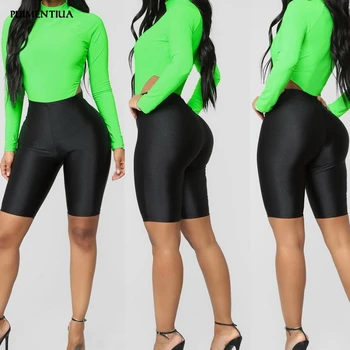 Puimentiua 2019 Women's Casual High Waist Fluorescent Color Knee Length Work Out Compression Shorts Female Summer Solid Shorts
Puimentiua 2019 Women's Casual High Waist Fluorescent Color Knee Length Work Out Compression Shorts Female Summer Solid Shorts