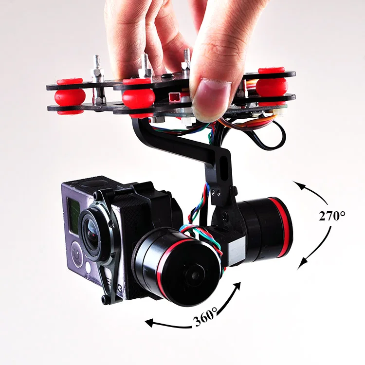 Upgrade CNC Brushless 2-axis Gimbal Camera Mount Controller for Gopro 3 /3+ /4 DIY FPV RC Quadcopter Plug & Play Drone Accessory
Upgrade CNC Brushless 2-axis Gimbal Camera Mount Controller for Gopro 3 /3+ /4 DIY FPV RC Quadcopter Plug & Play Drone Accessory