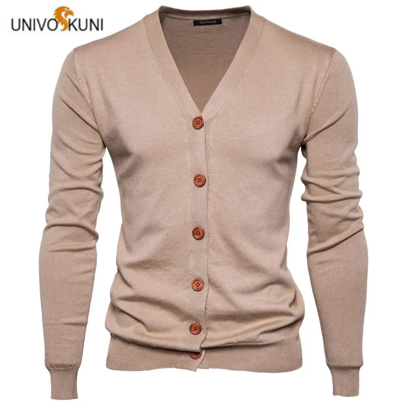 UNIVOS KUNI 2019 Men's Sweater Button Warm knitted Slim Fit Coat Cardigan Dsign Brand Soild Color Male Boys Big Size 2XL Q6094
UNIVOS KUNI 2019 Men's Sweater Button Warm knitted Slim Fit Coat Cardigan Dsign Brand Soild Color Male Boys Big Size 2XL Q6094