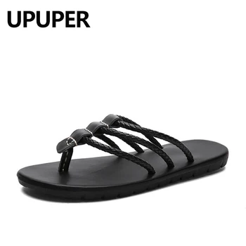 Summer Genuine Leather Men's Slippers Beach Shoes Men Flip Flops 2019 Summer Flat High Quality Plus Size Fashion Men Casual Shoe
Summer Genuine Leather Men's Slippers Beach Shoes Men Flip Flops 2019 Summer Flat High Quality Plus Size Fashion Men Casual Shoe