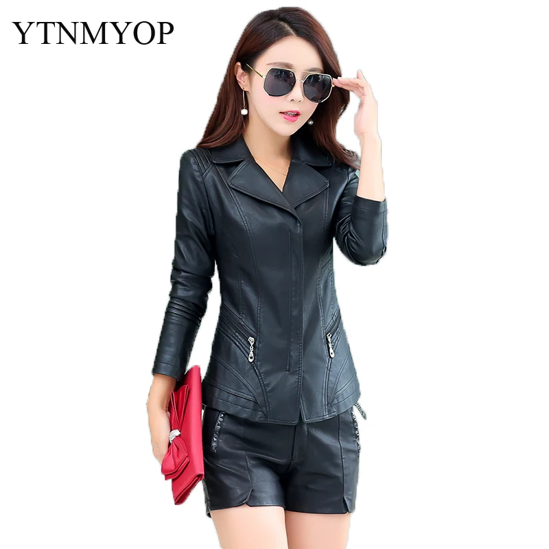 Women Jacket Leather Black Suede 2019 Girls Plus Size S-3XL Turn-down Collar Zipper Leather Coat Casual Clothing
Women Jacket Leather Black Suede 2019 Girls Plus Size S-3XL Turn-down Collar Zipper Leather Coat Casual Clothing