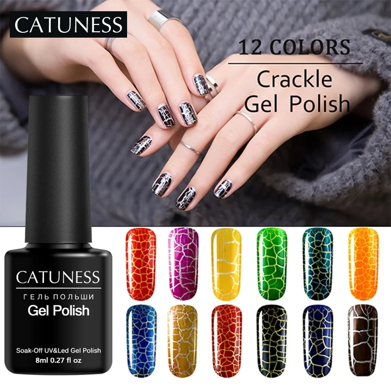 CATUNESS Cheap Discount Lucky UV 12 Colors Crackle Gel Lacquer Semi Permanent Professional Soak Off Cracking Nail Gel Varnish
CATUNESS Cheap Discount Lucky UV 12 Colors Crackle Gel Lacquer Semi Permanent Professional Soak Off Cracking Nail Gel Varnish