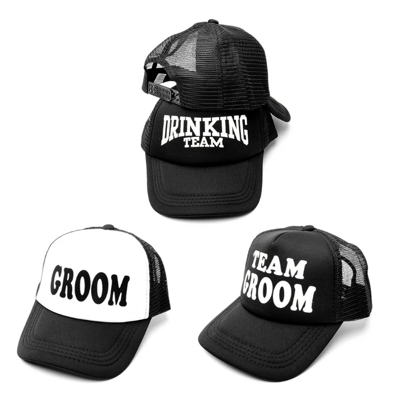 1Pc Groom Drinking Team Print Trucker Hat Men Hip-Hop Snapback Baseball Mesh Cap Baseball
1Pc Groom Drinking Team Print Trucker Hat Men Hip-Hop Snapback Baseball Mesh Cap Baseball