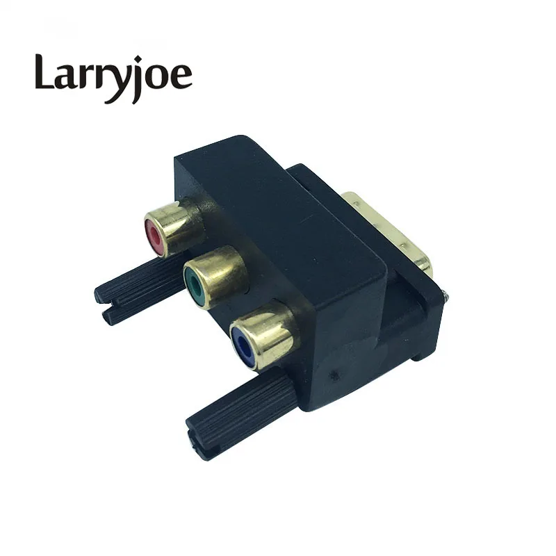Larryjoe New DVI 24+5 Male to 3 RGB RCA AV Female Adapter Converter for LCD HDTV DVD
Larryjoe New DVI 24+5 Male to 3 RGB RCA AV Female Adapter Converter for LCD HDTV DVD