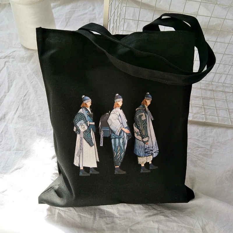 Fashion Women Cartoon Printing Canvas Zipper Handbags 2019 New Arrival Female Casual Simple Shoulder Bags
Fashion Women Cartoon Printing Canvas Zipper Handbags 2019 New Arrival Female Casual Simple Shoulder Bags