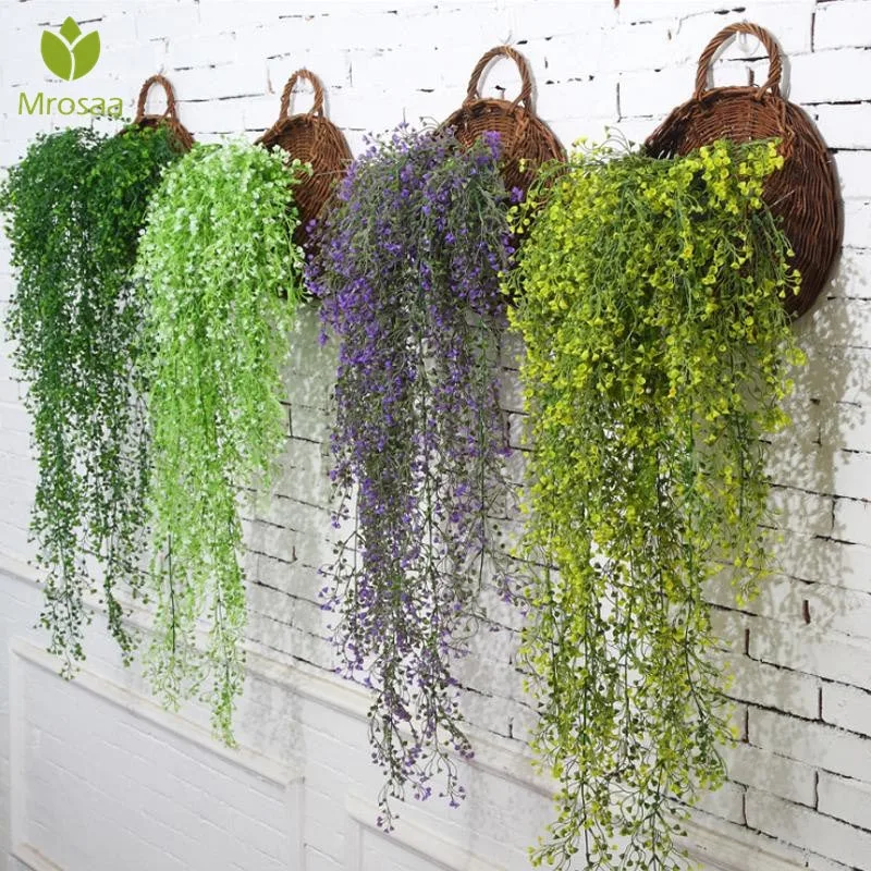 Simulation Rattan Plant Flower Artificial Fake Flower Hang Green flowers Living Room Wall Decoration Party Home Decor
Simulation Rattan Plant Flower Artificial Fake Flower Hang Green flowers Living Room Wall Decoration Party Home Decor