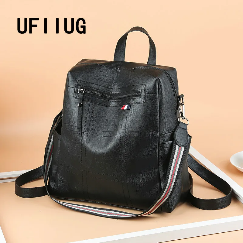 2019 Women Leather Backpacks Vintage Shoulder Bag Bagpack Female Backpack Ladies Travel Backpack Mochila School Bags For Girl
2019 Women Leather Backpacks Vintage Shoulder Bag Bagpack Female Backpack Ladies Travel Backpack Mochila School Bags For Girl