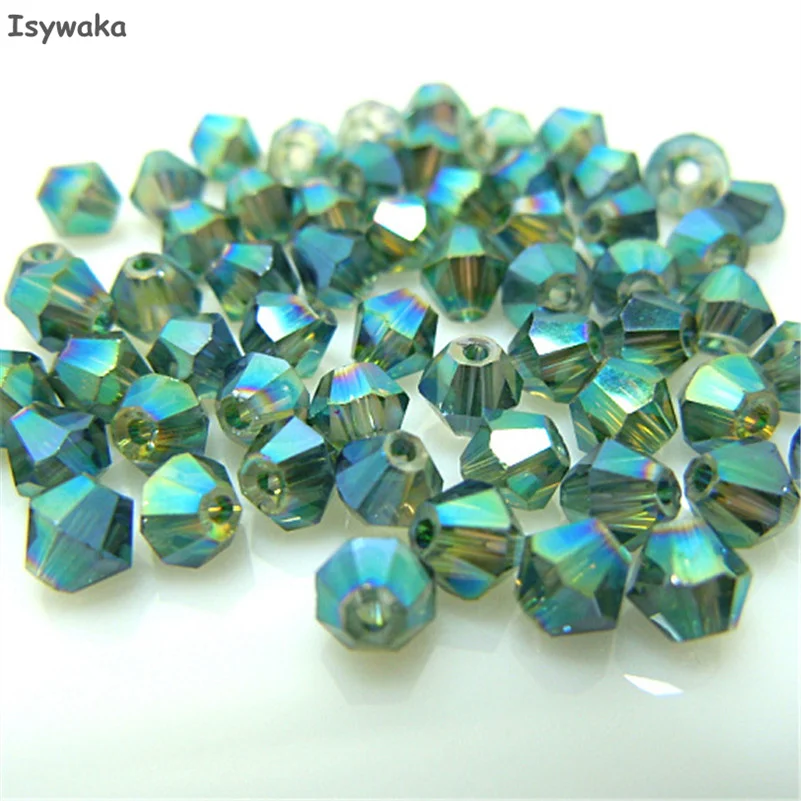 Isywaka Sale Hot Green 100pcs 4mm Bicone Austria Crystal Beads charm Glass Beads Loose Spacer Bead for DIY Jewelry Making
Isywaka Sale Hot Green 100pcs 4mm Bicone Austria Crystal Beads charm Glass Beads Loose Spacer Bead for DIY Jewelry Making