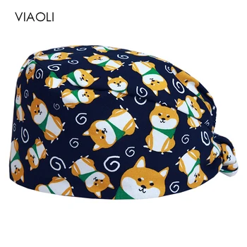 Viaoli Cotton Breathable Print Adjustable Pet Hospital Work Hats Surgical Caps Women Men Doctor Nurse Caps Beauty Pharmacy Hats
Viaoli Cotton Breathable Print Adjustable Pet Hospital Work Hats Surgical Caps Women Men Doctor Nurse Caps Beauty Pharmacy Hats