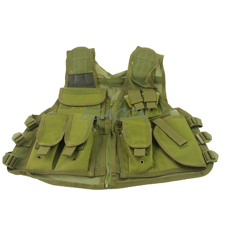 Military Tactical Vest Outdoor Men Fishing Mesh Molle Vest Quick Drying Jacket Fishing Vest Hunting Clothes W/ Magazine Pouch
Military Tactical Vest Outdoor Men Fishing Mesh Molle Vest Quick Drying Jacket Fishing Vest Hunting Clothes W/ Magazine Pouch