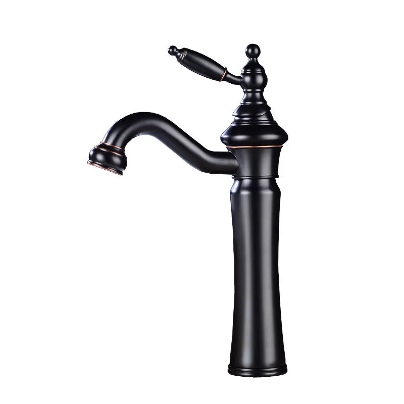 Bathroom Faucet Solid Brass Bathroom Basin Faucet Cold And Hot Water Mixer Sink Tap Single Handle Deck Mounted Black oil Tap
Bathroom Faucet Solid Brass Bathroom Basin Faucet Cold And Hot Water Mixer Sink Tap Single Handle Deck Mounted Black oil Tap