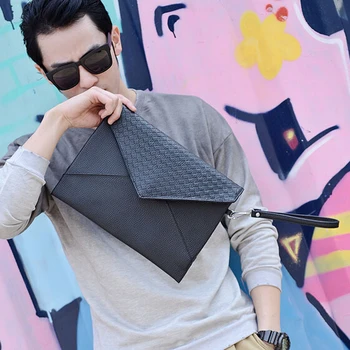 X-Online hot sale man envelope bag men clutch hand bag 
X-Online hot sale man envelope bag men clutch hand bag