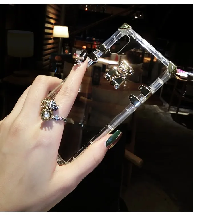 Luxury brand clear phone case for iphone X 6 6s 7 plus 8 plus metal square transparent design soft silicone Mobile phone cover
Luxury brand clear phone case for iphone X 6 6s 7 plus 8 plus metal square transparent design soft silicone Mobile phone cover