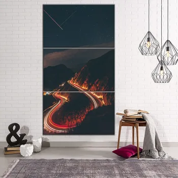 DH Print 3 Piece Night Mountain Track Poster Canvas Painting Modern Home Decor Picture Wall Art Style Type Modular Pictures
DH Print 3 Piece Night Mountain Track Poster Canvas Painting Modern Home Decor Picture Wall Art Style Type Modular Pictures