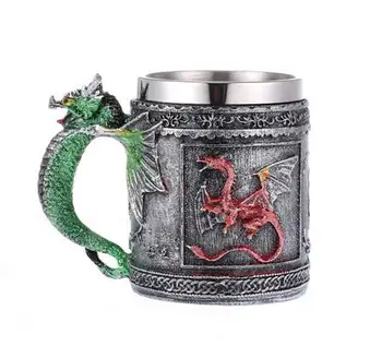 Resinous skull head water cup mark cup beer mug creative European dragon decoration Halloween gift personality accessories
Resinous skull head water cup mark cup beer mug creative European dragon decoration Halloween gift personality accessories
