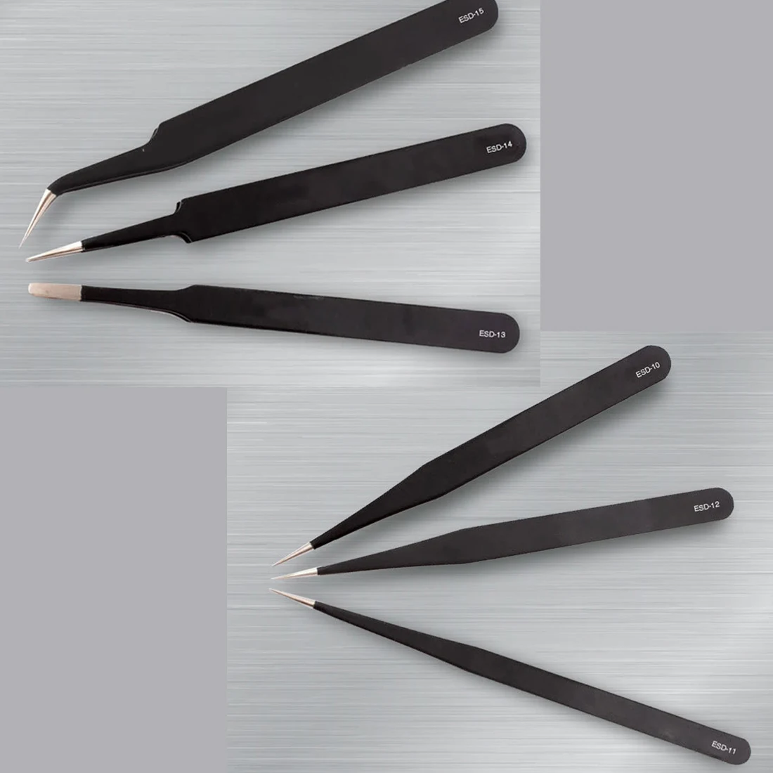 1Pc Stainless Steel Tweezers Anti-static Electronic Components Tweezers Corrosion Resistant Maintenance Repair Tools
1Pc Stainless Steel Tweezers Anti-static Electronic Components Tweezers Corrosion Resistant Maintenance Repair Tools