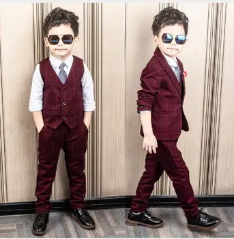 Clothes Big Boys suits for wedding Kids British winter Birthday Dress gentleman suit Children clothing blazer pants vest shirt
Clothes Big Boys suits for wedding Kids British winter Birthday Dress gentleman suit Children clothing blazer pants vest shirt