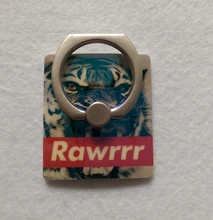 New Universal Ring font b Stands b font With Hook Rawrrr Tiger Pattern Magic Blue 360