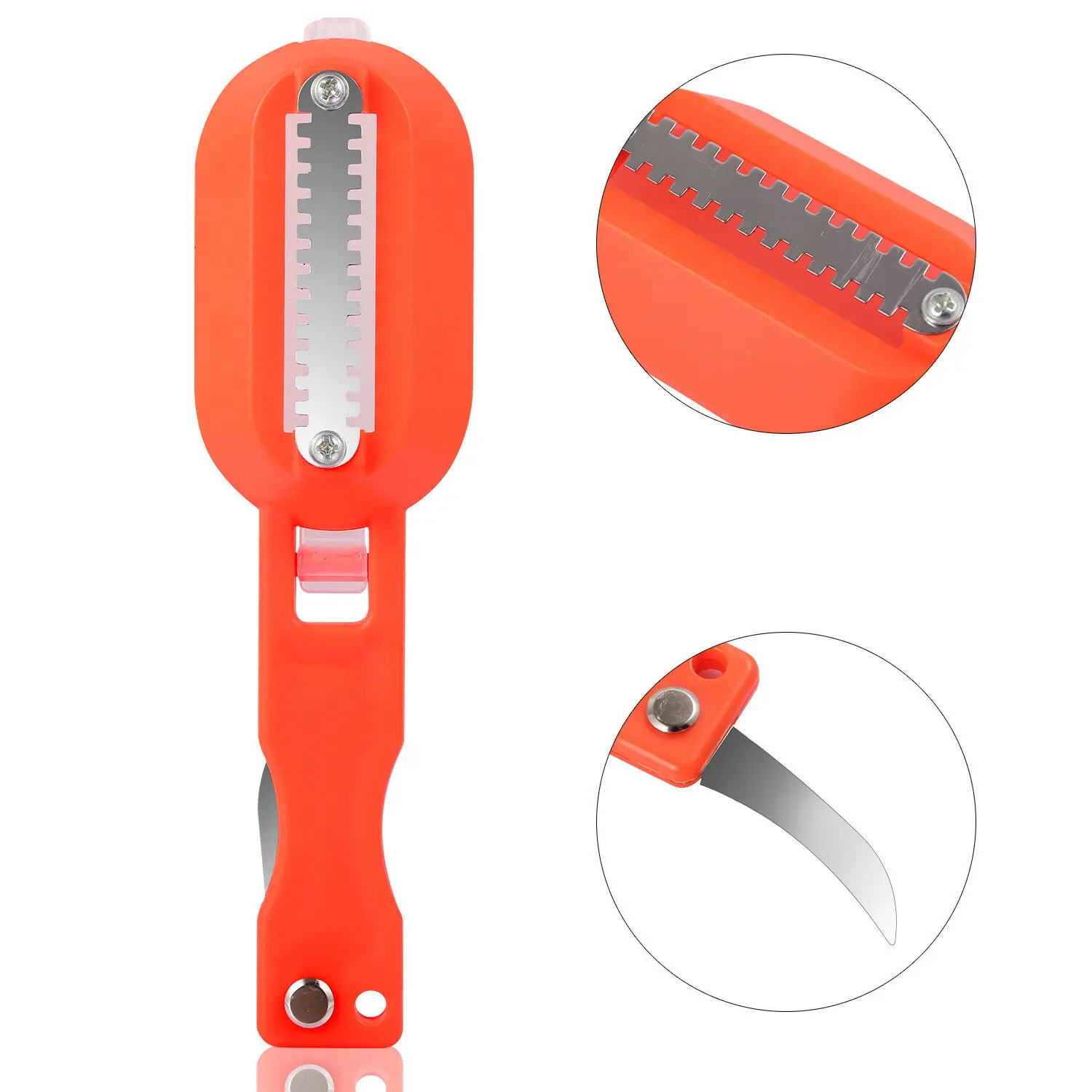 

New Fishing Scale Brush Fish Skin Brush Scraping knife Fast Remove Fish Cleaning Peeler Scaler Scraper Graters Fish kitchenware