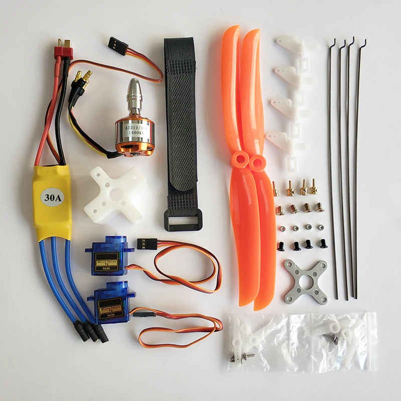 SU-27 2212 1400KV Brushless Motor + 30A ESC + SG90 Servo + 8060 Propeller + Battery Tie + Push Rod + Servo Angle Adjuster For RC
SU-27 2212 1400KV Brushless Motor + 30A ESC + SG90 Servo + 8060 Propeller + Battery Tie + Push Rod + Servo Angle Adjuster For RC