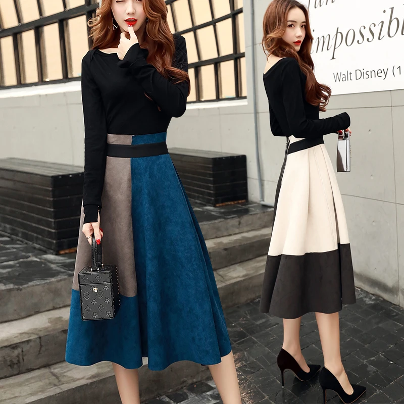 2019 korean version of the new women's autumn and winter fashion suit slim piece dress temperament ladies long section of female
2019 korean version of the new women's autumn and winter fashion suit slim piece dress temperament ladies long section of female
