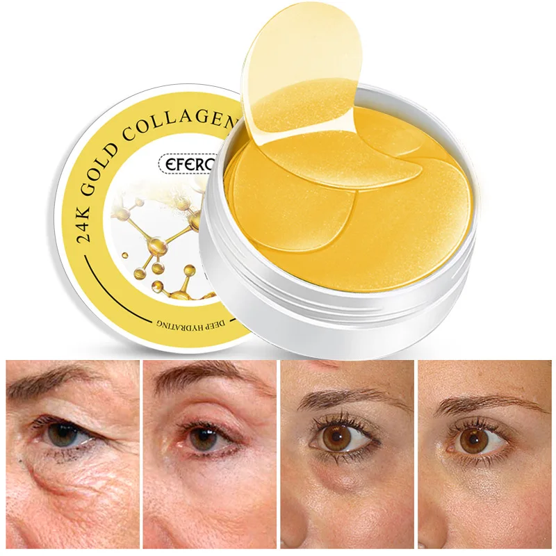 60pcs/30pair 1box gold collagen moisturizing eye mask fade fine lines tighten and lift anti-wrinkle eye mask Remove dark circles
60pcs/30pair 1box gold collagen moisturizing eye mask fade fine lines tighten and lift anti-wrinkle eye mask Remove dark circles