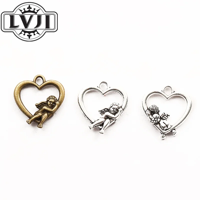 26pcs Vintage Charms Love angel Pendant Fit Bracelets Necklace DIY Metal Jewelry Making 5952
26pcs Vintage Charms Love angel Pendant Fit Bracelets Necklace DIY Metal Jewelry Making 5952