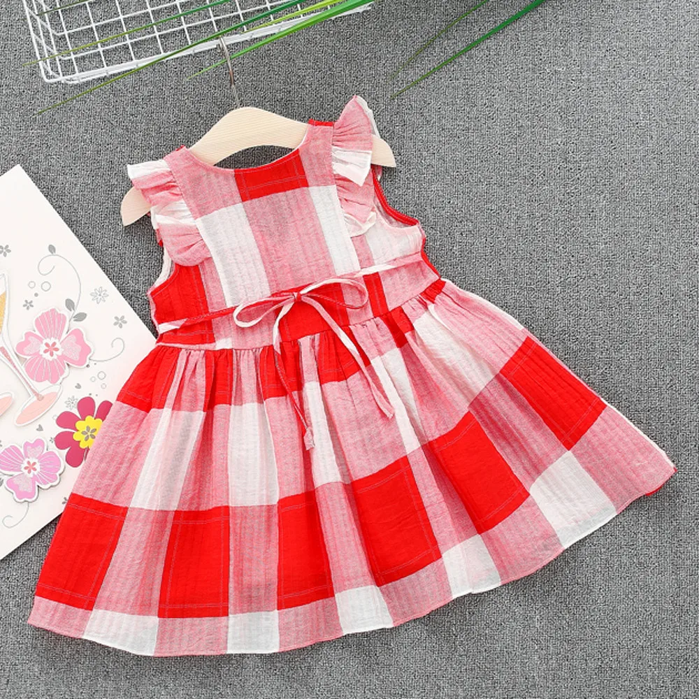 MUQGEW Kids hot Girls Plaid Striped Dresses Clothes Party Princess V-Neck Knee-Length Dresses vestido de verano vestido para me
MUQGEW Kids hot Girls Plaid Striped Dresses Clothes Party Princess V-Neck Knee-Length Dresses vestido de verano vestido para me
