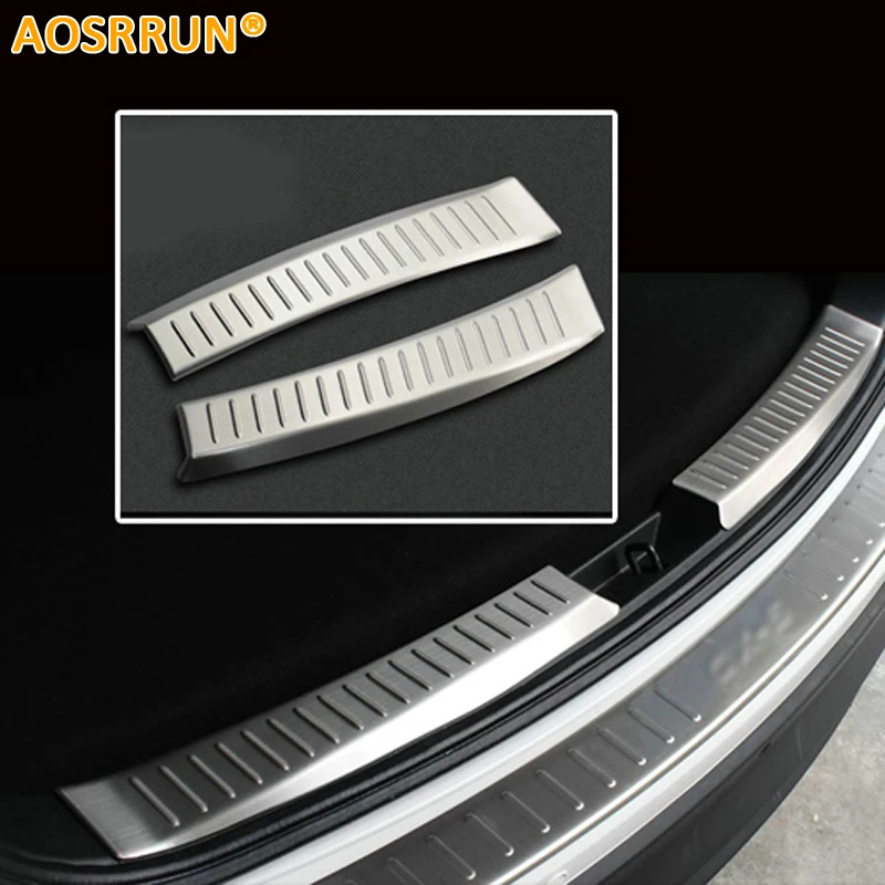 AOSRRUN Stainless Steel Inner Rear Bumper Protector Sill Car Accessories Trunk Trim For Mazda CX-5 CX5 2012 2013 2014
AOSRRUN Stainless Steel Inner Rear Bumper Protector Sill Car Accessories Trunk Trim For Mazda CX-5 CX5 2012 2013 2014