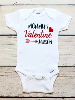 Customize name Mommy's Valentines kids t shirts birthday Maternity photo shoot baby shower bodysuit onepiece romper Outfit
Customize name Mommy's Valentines kids t shirts birthday Maternity photo shoot baby shower bodysuit onepiece romper Outfit