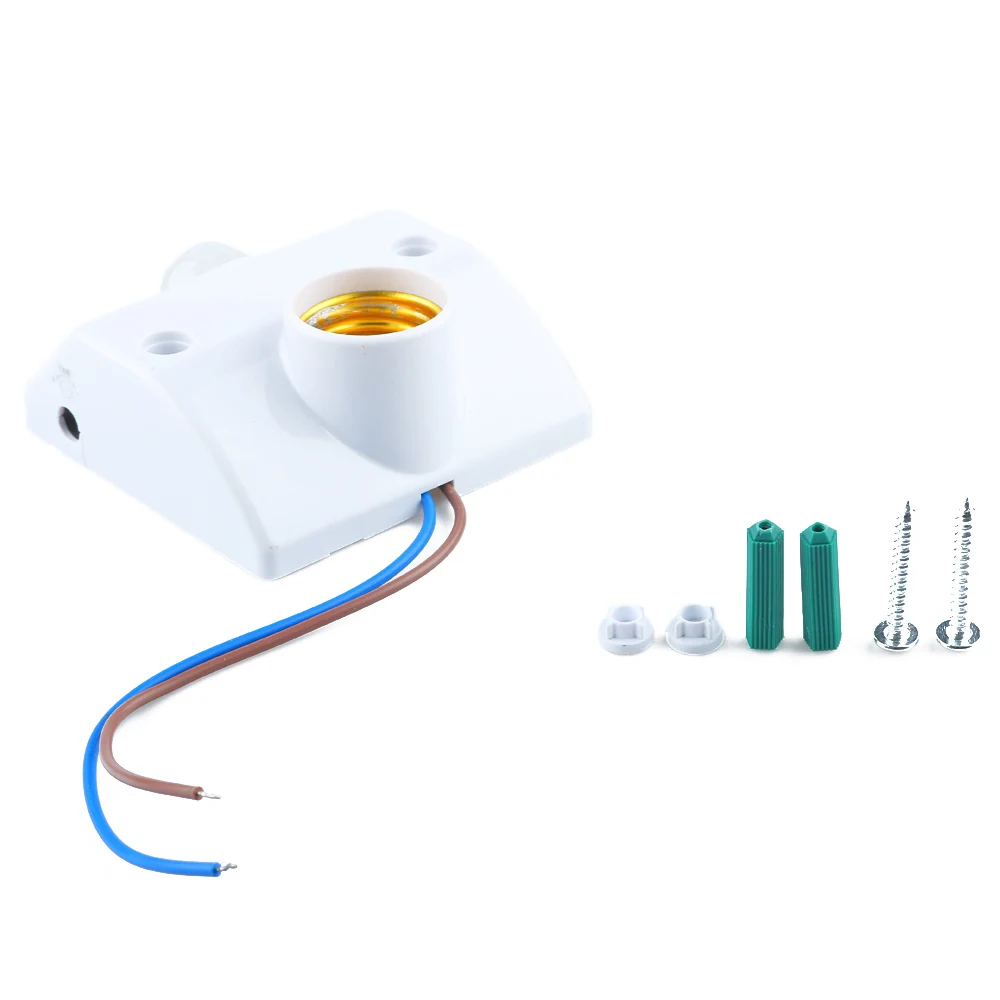 1PC E27 220V Infrared PIR Body Motion Sensor Automatic Light Lamp Bulb Holder Socket Home Improvement
1PC E27 220V Infrared PIR Body Motion Sensor Automatic Light Lamp Bulb Holder Socket Home Improvement