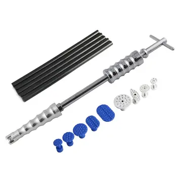 Auto Body Dent Removal Tools Kit Silde Hammer with 9 Pcs Glue Puller Tabs Glue Sticks Hail Damage Remaol Kit for Car Body Repair
Auto Body Dent Removal Tools Kit Silde Hammer with 9 Pcs Glue Puller Tabs Glue Sticks Hail Damage Remaol Kit for Car Body Repair