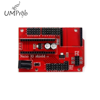 Nano 328P IO Shield Expansion Board NANO V3.0 Adapter Expansion Board for XBEE and NRF24L01 Socket for arduino DIY KIT
Nano 328P IO Shield Expansion Board NANO V3.0 Adapter Expansion Board for XBEE and NRF24L01 Socket for arduino DIY KIT