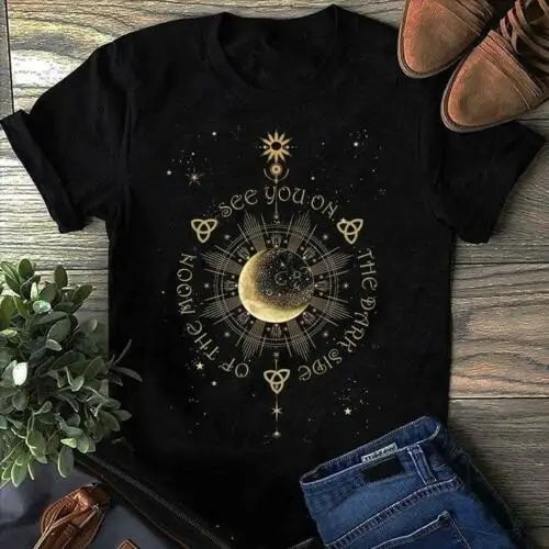Hippie Moon See You On The Dark Side Of The Moon Men Black Cotton T Shirt S-6XL Cool Casual pride t shirt men Unisex Fashion
Hippie Moon See You On The Dark Side Of The Moon Men Black Cotton T Shirt S-6XL Cool Casual pride t shirt men Unisex Fashion