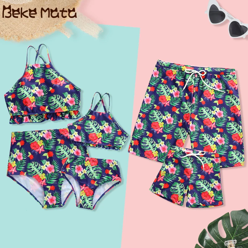 Family Matching Swimsuits Mommy And Me Clothes Bikini Family Look Mother Daughter Swimwear Father Son Beach Shorts Bathing Suit
Family Matching Swimsuits Mommy And Me Clothes Bikini Family Look Mother Daughter Swimwear Father Son Beach Shorts Bathing Suit