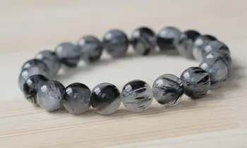 Free Shipping Natural Black Rutilated Quartz Titanium Crystal Beads Bracelet 8mm AAA
Free Shipping Natural Black Rutilated Quartz Titanium Crystal Beads Bracelet 8mm AAA