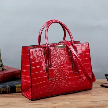 New Lacquered Crocodile Wrap Girl Bag women Fashion handbag lady Shoulder bag
New Lacquered Crocodile Wrap Girl Bag women Fashion handbag lady Shoulder bag