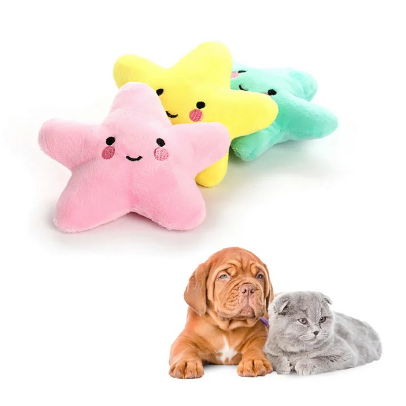 1/3PC Cats Dog Toys Cute Stars Dog Pets Squean Toy Soft Fleece Dogs Toys Shrilling Decompression Tool Pet Squeeze Sound Toy
1/3PC Cats Dog Toys Cute Stars Dog Pets Squean Toy Soft Fleece Dogs Toys Shrilling Decompression Tool Pet Squeeze Sound Toy