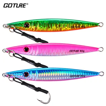 Goture 3pcs/lot Metal Spoon Jigging Lure Slow Pitch Lead Fish Sea Bass Fishing Lure Hard Artificial Bait 80g 100g 150g 200g 300g
Goture 3pcs/lot Metal Spoon Jigging Lure Slow Pitch Lead Fish Sea Bass Fishing Lure Hard Artificial Bait 80g 100g 150g 200g 300g