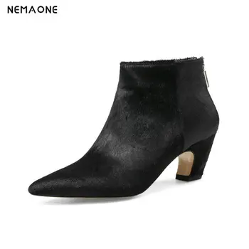NEMAONE SEXY leopard Women Ankle Boots Pointed Head lace up Woman Ladies Boots Horsehair Party Prom Pumps Quality Winter Shoe
NEMAONE SEXY leopard Women Ankle Boots Pointed Head lace up Woman Ladies Boots Horsehair Party Prom Pumps Quality Winter Shoe