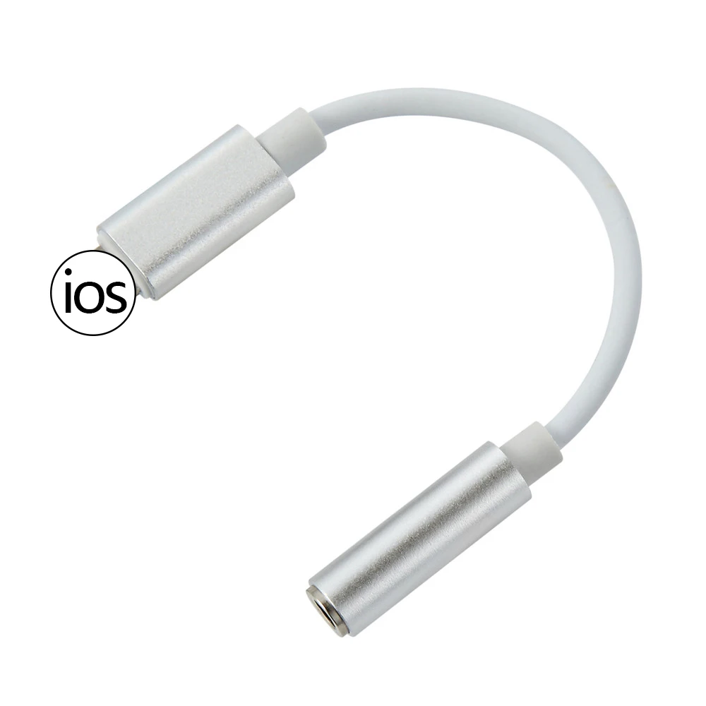 For IOS Headphone Adapter For iPhone 7 8 X XR XS AUX Adapter For Lightning Female To 3.5mm Male Adapters Headphone Jack Cable
For IOS Headphone Adapter For iPhone 7 8 X XR XS AUX Adapter For Lightning Female To 3.5mm Male Adapters Headphone Jack Cable