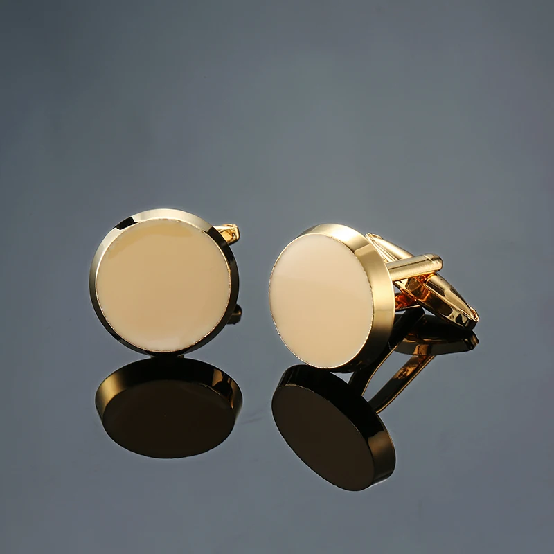High Quality round Shirt Cufflinks For Men's Brand Cuff Buttons Gold Cuff Links Gemelos High Quality Wedding Jewelry
High Quality round Shirt Cufflinks For Men's Brand Cuff Buttons Gold Cuff Links Gemelos High Quality Wedding Jewelry