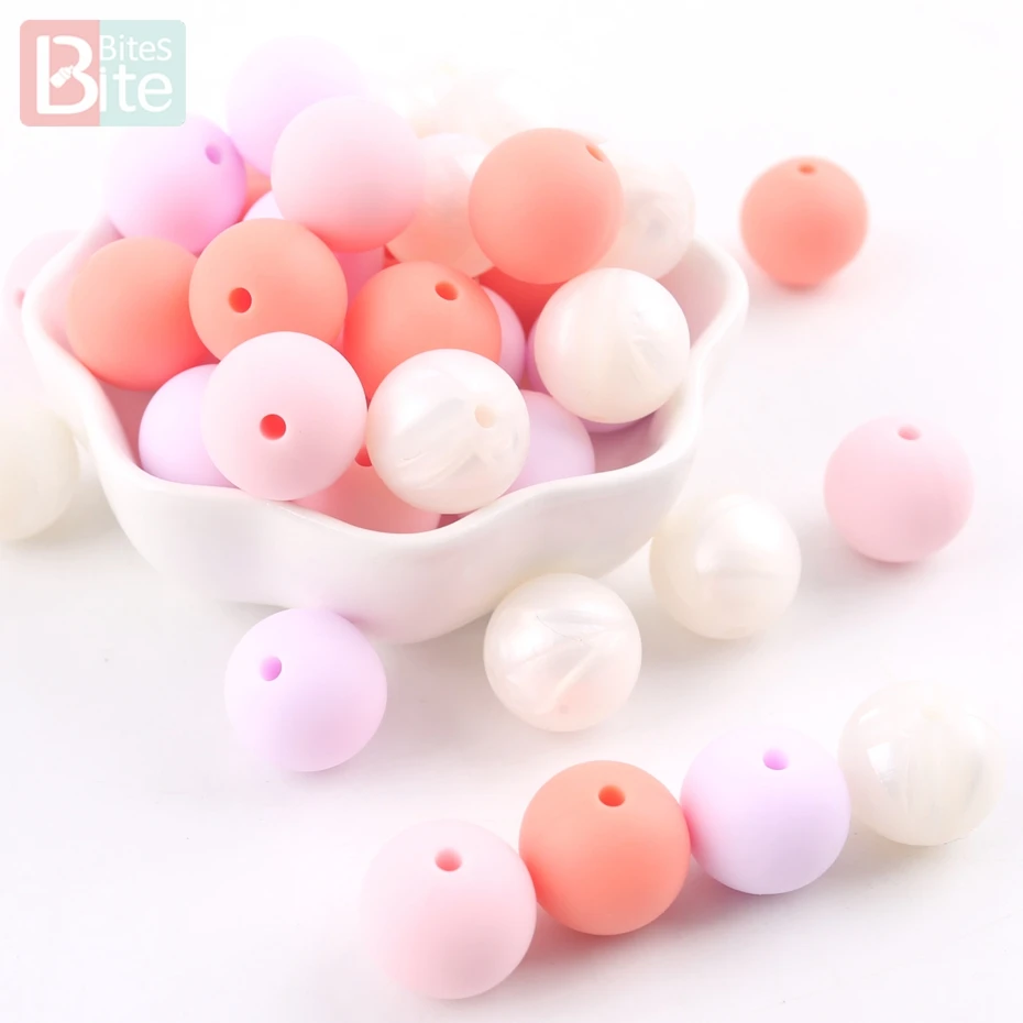 Bite Bites 10pc 15mm Beads Silicone Chewable DIY Beads Baby Rattle Making Accessories BPA Free Food Grade Silicone Baby Teether
Bite Bites 10pc 15mm Beads Silicone Chewable DIY Beads Baby Rattle Making Accessories BPA Free Food Grade Silicone Baby Teether