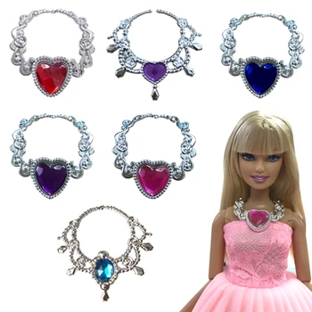 NK 3 Pcs/Set Random Fashion Crystal Plastic Chain Necklace For Barbie Doll Accessories Princess Party Toy Jewelry Necklace DZ
NK 3 Pcs/Set Random Fashion Crystal Plastic Chain Necklace For Barbie Doll Accessories Princess Party Toy Jewelry Necklace DZ