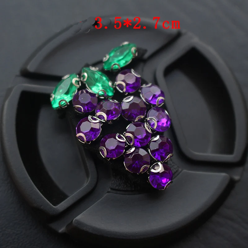 2Pcs beaded crystal grape exquisite garment bag shoe decorative accessoriesbeaded applique patches for clothing RP73
2Pcs beaded crystal grape exquisite garment bag shoe decorative accessoriesbeaded applique patches for clothing RP73